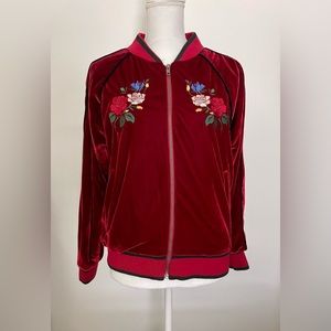Vintage Luxe Bomber Jacket